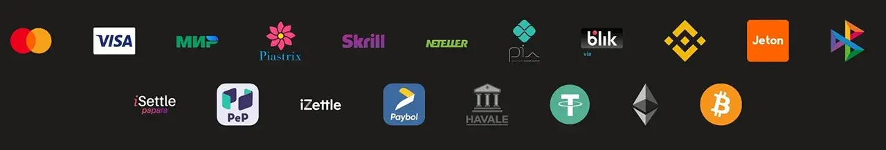 Winity Payment Methods Winity Payment Methods