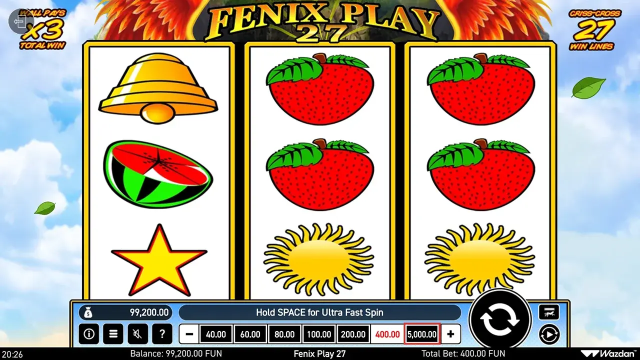 Fenix Play 27 Free Play