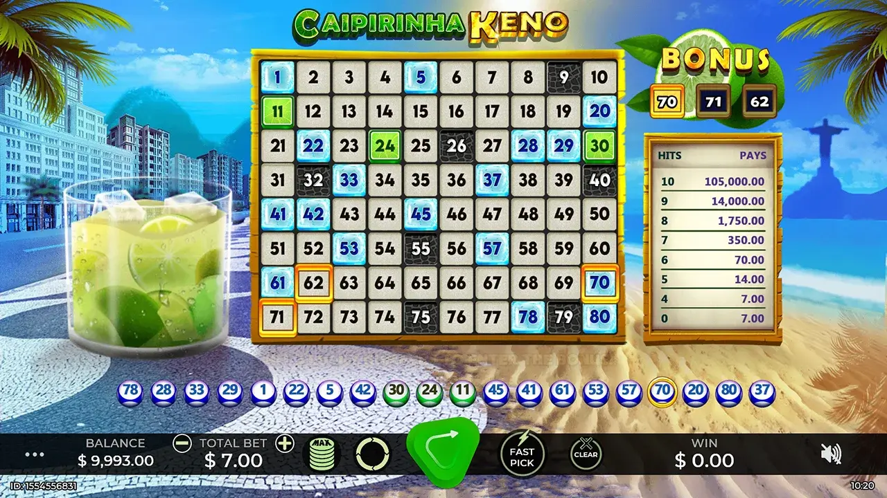 Caipirinha Keno Free Play Caipirinha Keno Free Play