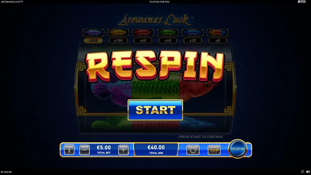 Arowana's Luck™ Re Spins Arowana's Luck™ Re Spins