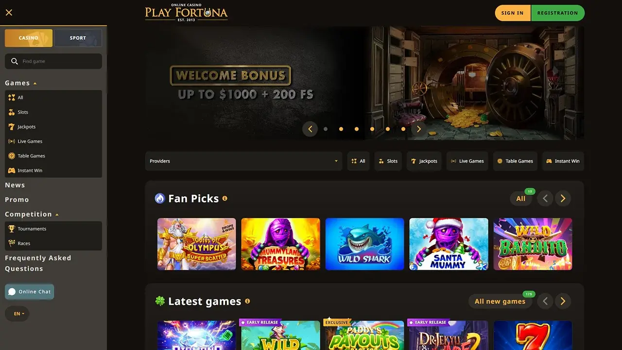 Play Fortuna Casino