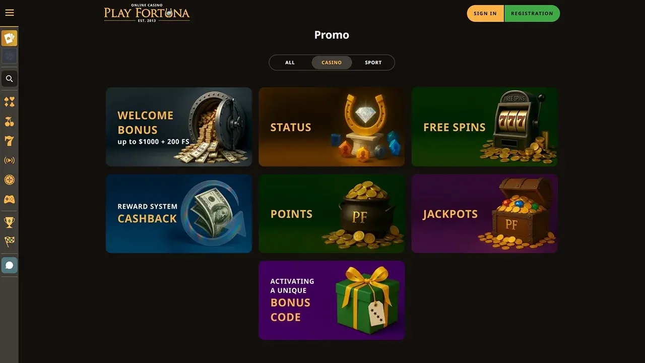 Play Fortuna Promotions