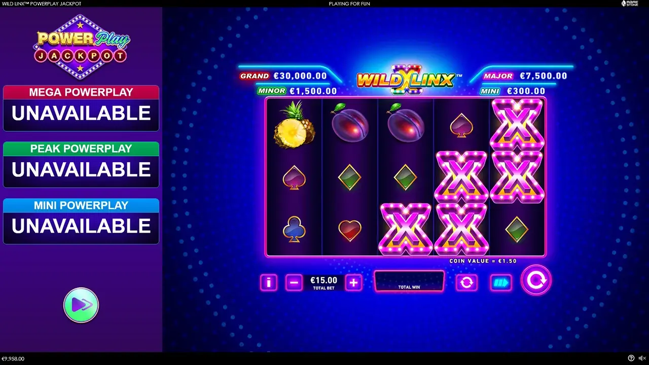 Wild Linx™ Powerplay Jackpot Free Play Wild Linx™ Powerplay Jackpot Free Play