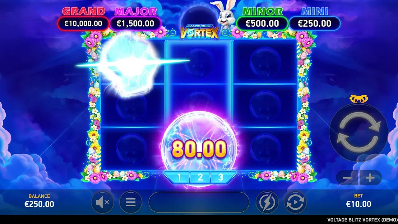 Voltage Blitz Vortex Bonus Game