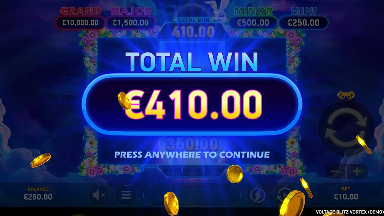 Voltage Blitz Vortex Win