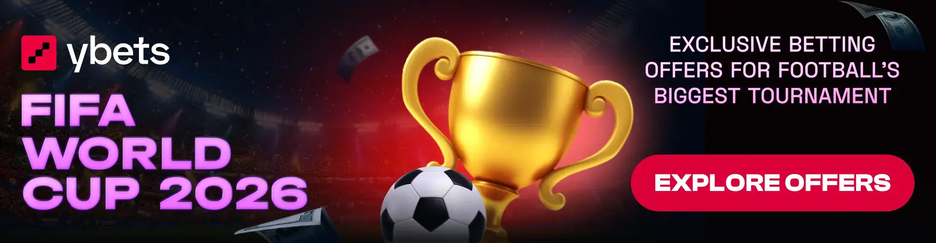 YBets FIFA World Cup 2026 betting offer