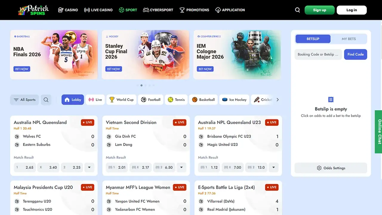 PatrickSpins Casino Sports Betting