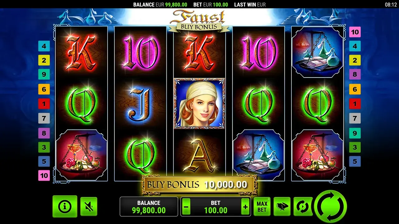 Faust Buy Bonus Free Play