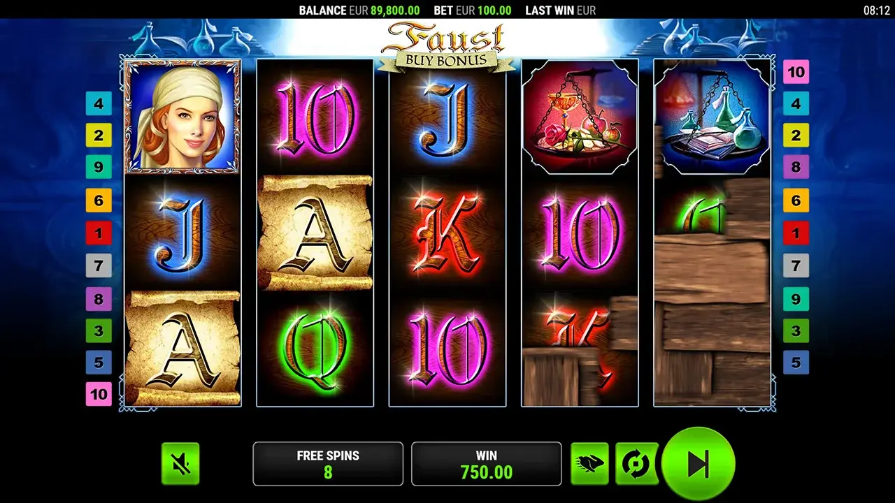 Faust Buy Bonus Free Spins