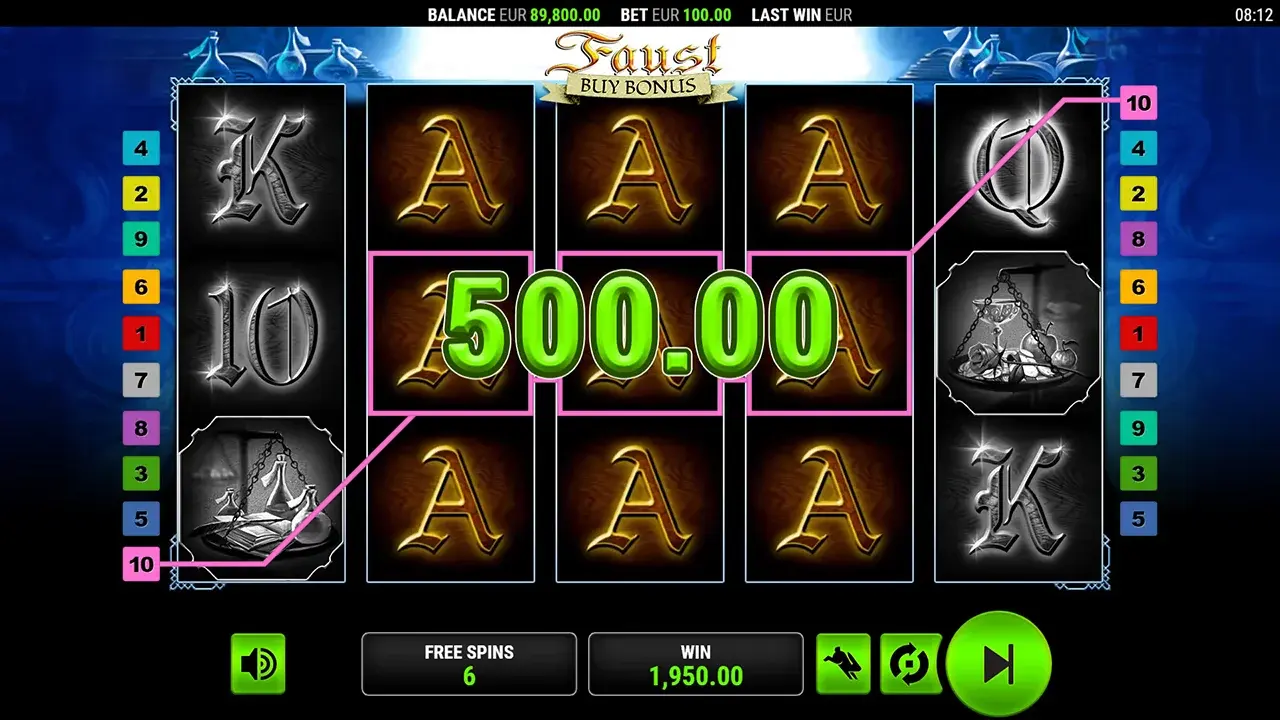 Faust Buy Bonus Win