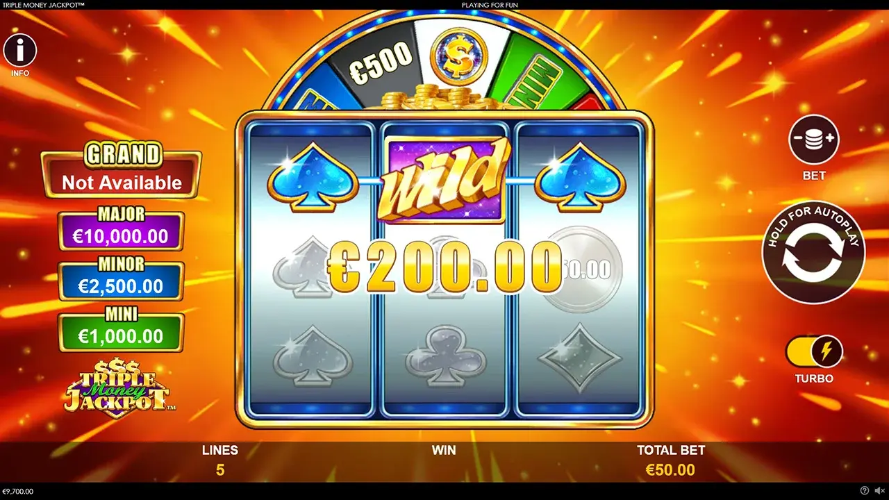 Triple Money Jackpot Win Triple Money Jackpot Win