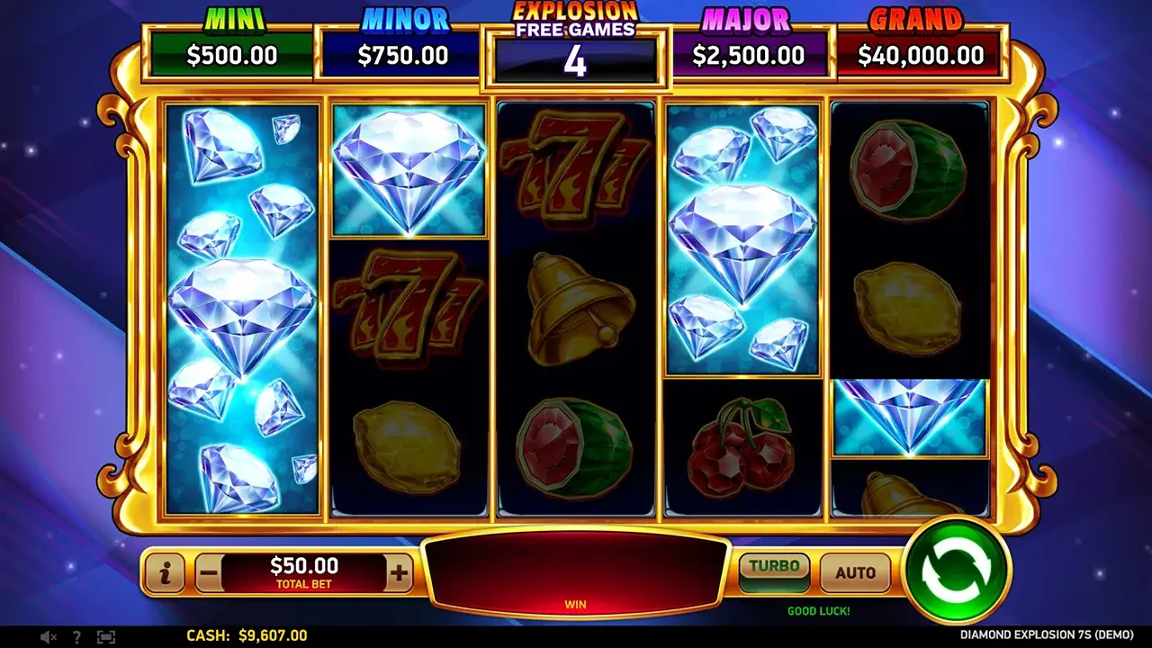Diamond Explosion 7s Bonus Game Diamond Explosion 7s Bonus Game