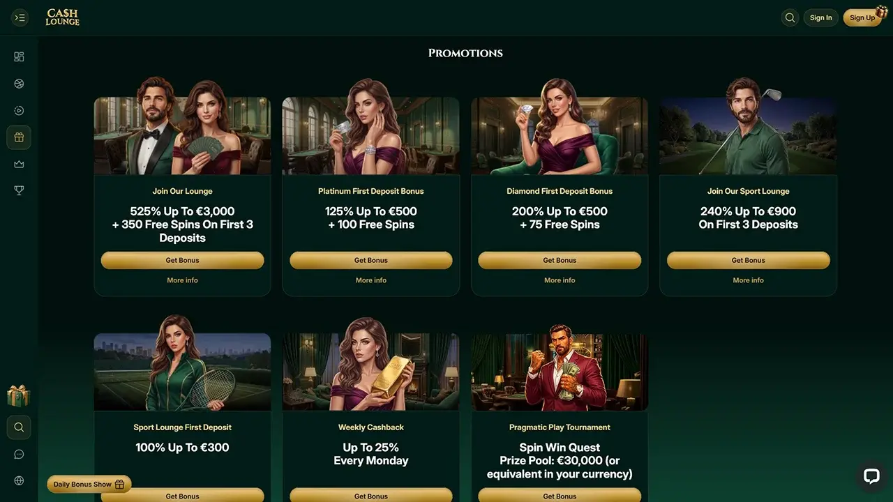 Cash Lounge Casino Promos Cash Lounge Casino Promos