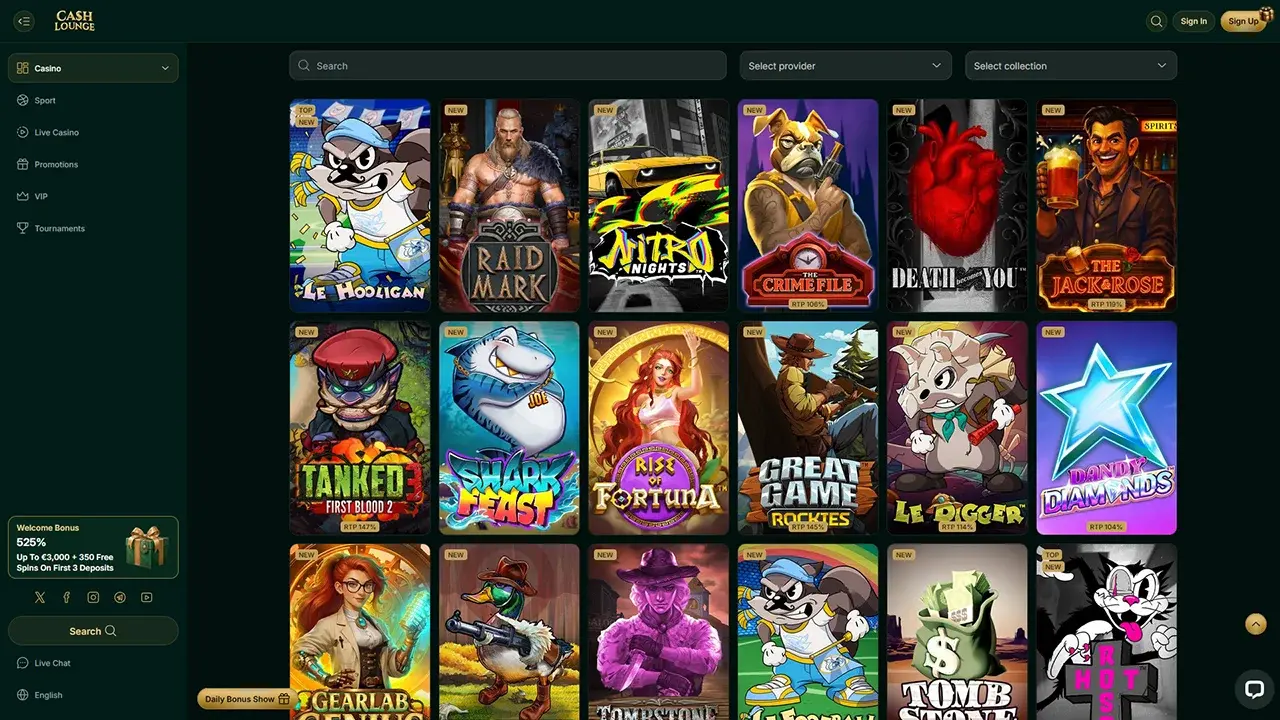 Cash Lounge Casino Games Cash Lounge Casino Games