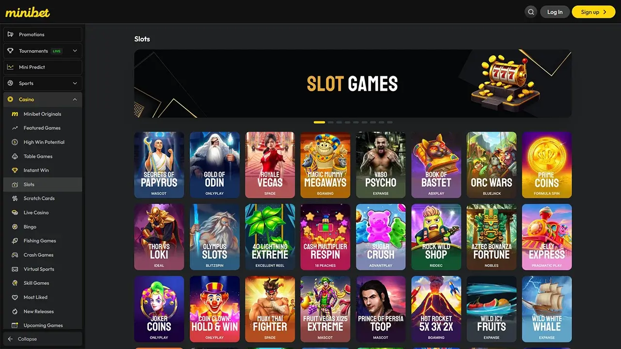 Minibet Casino Slots