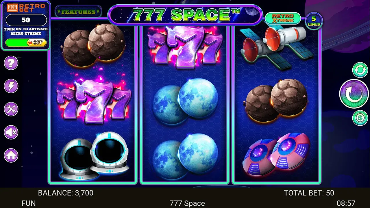 777 Space Special Symbols