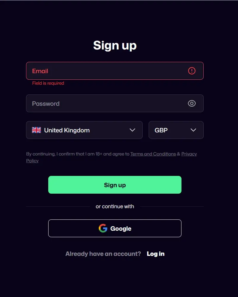 Win Beast Casino Registration Form Win Beast Casino Registration Form